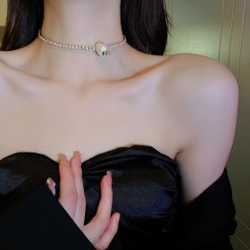 Women's Fashion Temperament Long Pearl Pendant Necklace (Style: 34Style)