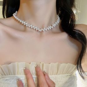 Women's Fashion Temperament Long Pearl Pendant Necklace (Style: 20Style)