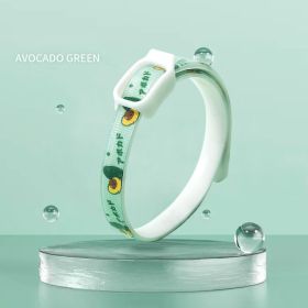 Pet Dog Repellent Collar, Cat Anti-flea Collar, Anti-lice External Neck Collar, Pet Flea Collar (Color: green, size: M)